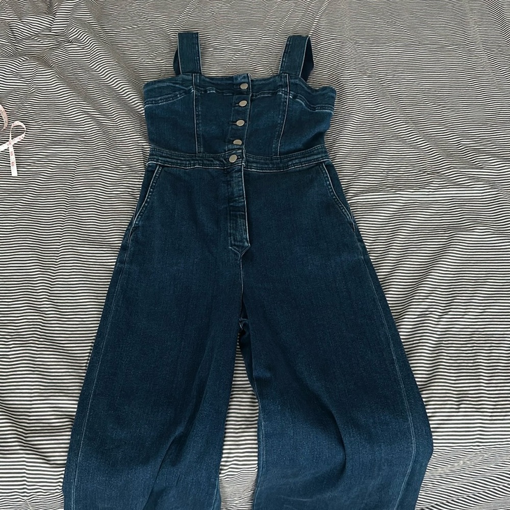 Anthro The Collette Denim Jumpsuit
